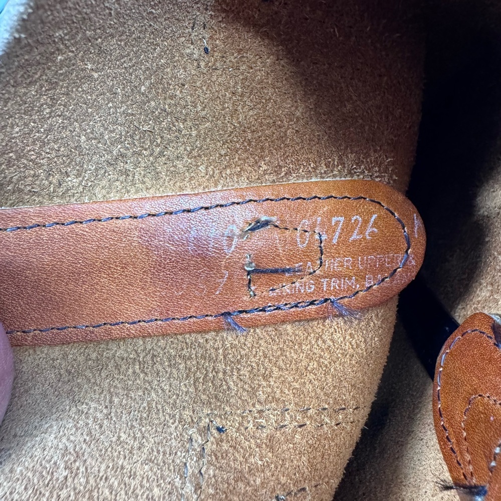 VTG Landis Biltrite Cowboy Boots- Men's 11.5-12 Leather Western - Picture 7 of 8